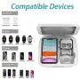 Phone Cleaner case, Cell Phone Wireless Charging Station, Multifunctional Cleaner Box Smartphone Cleaning Case Compatible for Airpods Pro iWatch iPhone 11 Pro Max 8 X XR XS Samsung Galaxy S10 Plus
