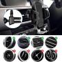 Car Phone Mount, HENKUR Cell Phone Holder for Car Dashboard Windshield Air Vent, Upgraded Phone Stand Strong Suction Compatible with iPhone 11 pro Max X Xs XR 8 7 6s Plus SE, Galaxy S7,8,9,10 (Black)