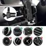 Car Phone Mount, HENKUR Cell Phone Holder for Car Dashboard Windshield Air Vent, Upgraded Phone Stand Strong Suction Compatible with iPhone 11 pro Max X Xs XR 8 7 6s Plus SE, Galaxy S7,8,9,10 (Black)