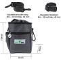 PET N PET Dog Treat Training Pouch-3 Ways to Wear Dog Treat Pouch with Built-in Poop Bag Dispenser-(3 Rolls Rainbow Poop Bags Included)