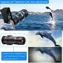 Phone Camera Lens Kit, 5 in 1 Cell Phone Lens - 12X Zoom Telephoto Lens + 0.36X Wide Angle Lens + 180°Fisheye Lens + 15X Macro Lens(2pcs) Compatible with iPhone XS XR X/8/7/6s Plus Android Smartphones