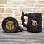 Boba Fett Beer Mug, Star Wars Wooden Beer Stein, Geek Gift, Personalized Beer Stein, Star Wars Tankard, Custom Gift for Men, Gift for Him