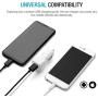 iPhone Car Charger, [Apple MFI Certified] Lighting Car Charger for iPhone X, 8, 8Plus, 7, 7Plus 6S / 6S Plus, 6, 6 Plus, SE, 5, 5S, iPad Pro, Air 2, Mini 3,with Extra USB Port (White)