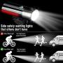 HASAGEI Rechargeable Bike Light,4 Light Modes Waterproof Headlight(1500Amh) with Side Warning Lights and 5 Modes Taillight, Can be Installed on Mountain Bike, Road Bike, and Scooter Without Tools