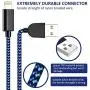 iPhone Charger, MFi Certified Lightning Cable 5Pack Durable Fast Charger KRISLOG Nylon Braided USB Fast Charging&Syncs Cord Compatible iPhone 11 Pro Xs MAX XR 8 8 Plus 7 7 Plus 6s 6s Plus SE iPhone Charger, MFi Certified Lightning Cable 5Pack Durable Fast Charger KRISLOG Nylon Braided USB Fast Charging&Syncs Cord Compatible iPhone 11 Pro Xs MAX XR 8 8 Plus 7 7 Plus 6s 6s Plus SE