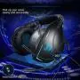 Headset Computer Headset with Microphone, Computer Game Headset Mobile Phone 360 Degree Rotatable Microphone Wired Blue Red Light (Color : Blue, Size : 2pcs) Headset Computer Headset with Microphone, Computer Game Headset Mobile Phone 360 Degree Rotatable Microphone Wired Blue Red Light (Color : Blue, Size : 2pcs)