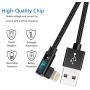MFi Certified 3 Pack 6FT Super Fast 2.4A Current Nylon Braided Cable 90 Degree Charging Cord Compatible with iPhone 11/ Pro/Xs/Max/XR/X/8/8Plus/7/7Plus/6S/6S Plus/SE/iPad/Nan More (Black, 6FT)