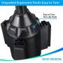 Wireless Car Charger TOOVREN Phone Mount Auto Clamping Fast Qi iPhone Car Charger Air Vent/Cup Holder for Car 10W Charging for iPhone 11/11 Pro Max/X/XR/8/7Plus,Samsung Note10+/s9,Google Pixel