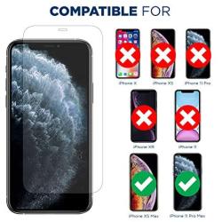 Tech Armor Ballistic Glass Screen Protector for New 2019 Apple iPhone 11 Pro Max / iPhone Xs Max - Case-Friendly Tempered Glass , Haptic Touch Accurate Designed [3-Pack]