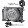NICEYRIG A6100 A6300 A6400 A6000 Camera Cage with 1/4 Thread and Cold Shoe - 083