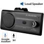 Avantree CK11 Car Bluetooth Speaker with Loud Speakerphone, Support Siri Google Assistant & Auto On Off, Volume Knob, Wireless Car Kit with Visor Clip