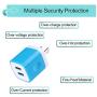 USB Wall Charger,Charging Adapter 3-Pack 2.1A Dual Port USB Wall Plug Block Travel Charger Heads Cube Compatible iPhone 11 Pro Xs XR Xs Max X 8 7 6 Plus,Samsung S20 S20+ S10e S10 Note 9,Android Phone