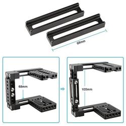 CAMVATE Universal Adjustable Camera Cage Fit for Right Handle and Left Handle Camera(Only Come with Left Handle Grip)