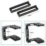 CAMVATE Universal Adjustable Camera Cage Fit for Right Handle and Left Handle Camera(Only Come with Left Handle Grip) CAMVATE Universal Adjustable Camera Cage Fit for Right Handle and Left Handle Camera(Only Come with Left Handle Grip)