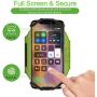VUP Running Armband,Detachable and Rotatable Running Armband for iPhone XR/XS Max//8Plus/8/7/6s,Samsung Galaxy S10 Plus/S10/S9 Plus/S9/S8/S7,Note 4/5/8/9 Google Pixel 3/2 X with Key Holder (Green)