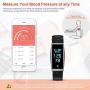 Fitness Tracker with Heart Rate Monitor, Gobuy Mart IP67 Waterproof Fitness Tracker Watch with Blood Pressure Monitor, Smart Bracelet with Sleep Monitor, Calorie Counter, Call Reminding for Smartphone