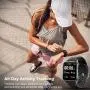 KOSPET Smart Watch for Men, 1.4&quot Fitness Tracker with 31 Sports Modes, Smartwatch with Heart Rate, Sleep Monitor and Step Tracker, 60 Days Standby Activity Tracker, Compatible with iOS Android, Black