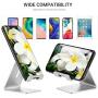 Desktop Cell Phone Stand Holder, ToBeoneer Aluminum Solid Portable Universal Desk Stand for All Mobile Smart Phone Tablet Display Huawei iPhone X 8 7 6 Plus 5 Ipad 2 3 4 Ipad Mini Samsung (Silver)