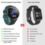 Smart Watch for Android and iOS Phone, Fitnees Tracker with 1.3" Full Touch Screen Pedometer Heart Rate Sleep Monitor Tracker IP68 Waterproof Watch for Men Women