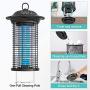 Sahara Sailor Bug Zapper for Outdoor and Indoor, 4000V Electric Weaherproof Pest Control Mosquito Zappers Killer Trap, Electronic Fly Insect Trap for Home, Garden, Backyard, Patio