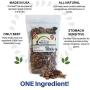 Green Butterfly Brands Beef Dog Treats – Made in USA Only – All Natural, Meaty Beef Tips – Premium Slow Roasted American Beef – Grass Fed, Farm Raised – Crunchy, Grain Free Training Treat, 8 Ounces