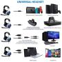 SA822T Gaming Headset Gamer Earphones Over-Ear Gaming Headphones for PS4, PC Computer Mobile Phone