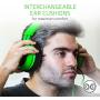 Razer Kraken Pro V2: Lightweight Aluminum Headband - Retractable Mic - In-Line Remote - Gaming Headset Works with PC, PS4, Xbox One, Switch, & Mobile Devices - Green