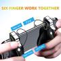 XuBa Mobile Game Controller Gamepad Button L1R1 Joystick for iPhone Android Phone Game Pad Accesories