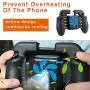 AZFUNN Mobile Game Controller with Charger Cooling Fan for PUBG L1R1 Mobile Game Trigger Joystick AZFUNN Mobile Game Controller with Charger Cooling Fan for PUBG L1R1 Mobile Game Trigger Joystick
