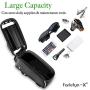 Farielyn-X Bike Phone Front Frame Bag-Waterproof Bicycle Top Tube Cycling Phone Mount Pack with Touch Screen Sun Visor Large Capacity Phone Case for Cellphone Below 6.5’’ iPhone 7 8 Plus xs max