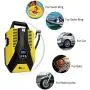 Vozada Car Tire Inflator, DC 12V Air Compressor Portable Tire Air Pump Auto Digital Tire Inflator Up to 150 PSI with LCD Display and Emergency LED Lighting for Vehicle, Bicycle, Motorcycle, Balls