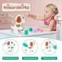 HISTOYE Vet Pet Care Playset Veterinarian Kit for Kids Toy Dogs for Toddlers Pet Grooming with Puppy Dog Carrier Interactive Vet Clinic Pretend Playset Birthday Gifts for 2 3 4 5 Year Old Girls Boys