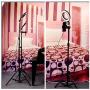 Laerion Camera Light Practical USB Interface Brightness Adjustable Fill Light Beauty lamp Selfie Ring Light On-Camera Video Lights Compatible with Phones and Cameras 6.3"(16cm)