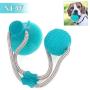 CHARMINER Pet Molar Bite Toy, Self Playing Dog Toy Suction Cup, Rubber Chew Ball Toy with Rope, Tug Dog Toy for Playing Tugging Pulling Chewing, Fit for Small, Large Dogs/Cats