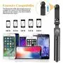 Selfie Stick, BAVNCO Compact Extendable Bluetooth Selfie Stick Tripod Stand with Detachable Wireless Remote for iPhone 11 MAX XR X 8 7 6S Plus/Samsung Galaxy S10 S9 S8 Plus Note 10 8/ LG More Android