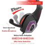Gaming Headset for PS4 Xbox One, YCCSKY Wired Over Ear Headphone PC USB Gaming Headset with Noise Canceling Mic and LED Light, Compatible with PS4/Xbox One/Mac/Tablets/PC/Laptop/Mobile Phone (Red)