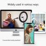 Umsky LED Ring Light 14" with Tripod Stand and Phone Holder，LED Dimmable Selfie Ring Light, Adjustable Color Temperature 3200K-5600K, Stand Phone Holder, Photography& Video,YouTube Vlog and Makeup