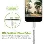 SHARLLEN iPhone Charger Cable Lightning Cable 5 Pack Nylon Braided 3FT/6FT/10FT Fast iPhone Charging Cord Long USB iPhone Data Cable Wire Compatible iPhone 11/ XS/Max/XR/X/8/8P/7/7P/6/iPad/iPod White SHARLLEN iPhone Charger Cable Lightning Cable 5 Pack Nylon Braided 3FT/6FT/10FT Fast iPhone Charging Cord Long USB iPhone Data Cable Wire Compatible iPhone 11/ XS/Max/XR/X/8/8P/7/7P/6/iPad/iPod White