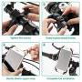 Cell Phone Holder for Bicycle, Cell Phone Holder for Bike Handlebars Phone Mount Motorcycle Holder Scooter XR Accessories Bike Phone Mount Holder for Any Phone Devices