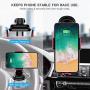 Wireless Car Charger, CTYBB Qi Auto-Clamping Air Vent Dashboard Car Phone Holder & QC3.0 Car Charger, 10W Compatible for Galaxy S10/S10+/S9,Charging for iPhone 11/11 Pro/11 Pro Max/XSMax/XS/XR/X/8P/8
