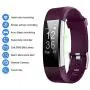 CBoner Fitness Trackers, Activity Tracker Pedometer Smart Watch with Heart Rate Monito for Kids Women and Men, Compatible with Android and iOS Smartphones-Purple