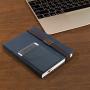 Sinjimoru Secure Card Holder for Back of Phone, Stretchy Fabric Cell Phone Wallet Stick On Credit Card Case for iPhone & Android. Sinji Pouch Flap Black
