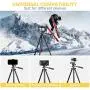 Phone Tripod, Torjim 50-inch Extendable and Lightweight Aluminum Tripod Stand with Bluetooth Remote Shutter, Phone Clip, Portable Travel Tripod for Photography, Video Recording, Vlogging, and More Phone Tripod, Torjim 50-inch Extendable and Lightweight Aluminum Tripod Stand with Bluetooth Remote Shutter, Phone Clip, Portable Travel Tripod for Photography, Video Recording, Vlogging, and More