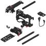 JTZ DP30 Camera Cage 15mm Rail Rod Baseplate Rig+ 4×4" Carbon Fiber Matte Box+ Follow Focus+ Power Supply (LE Version) for SONY A7,A7II,A7R,A7RII,A7S,A7SII DSLR Camera