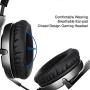 PS4 Headset KingTop Over Ear Stereo Bass Gaming Headphone with Noise Isolation Microphone for PS4 Xbox One S PC Mobile Phones Guarranteed