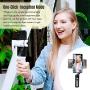 Andoer iSteady X Ultralight 3-Axis Gimbal Stabilizer One-Click Inception Mode with Moment Mode ISteady 3.0 Anti-Shake Algorithm System Compatible with Smartphone