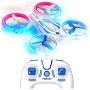 Force1 UFO 4000 LED Mini Drone for Kids - Remote Control Drone, Small RC Quadcopter for Beginners with 2 Drone Batteries