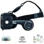 VR Headset Virtual Reality Headset 3D Glasses with 120°FOV, Anti-Blue-Light Lenses, Stereo Headset, for All Smartphones with Length Below 6.3 inch Such as iPhone & Samsung HTC HP LG etc.