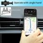 JEBSENS Car Phone Mount, CA06 Air Vent Phone Holder with Dual Clips, Compatible with iPhone Xs Max XR X SE 8 8P 7 7 Plus, Samsung Galaxy S8 Edge S9+ S10, Nexus (Black)