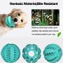 Idepet Dog Toy Ball, Nontoxic Bite Resistant Toy Ball for Pet Dogs Puppy Cat, Dog Pet Food Treat Feeder Chew Tooth Cleaning Ball Exercise Game IQ Training Ball